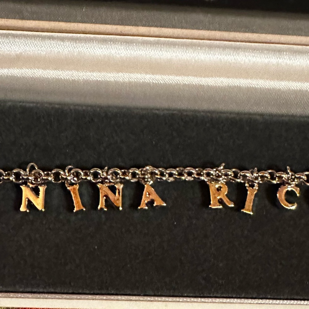 Nina Ricci Silver Bracelet New In Box! - Picture 2 of 3